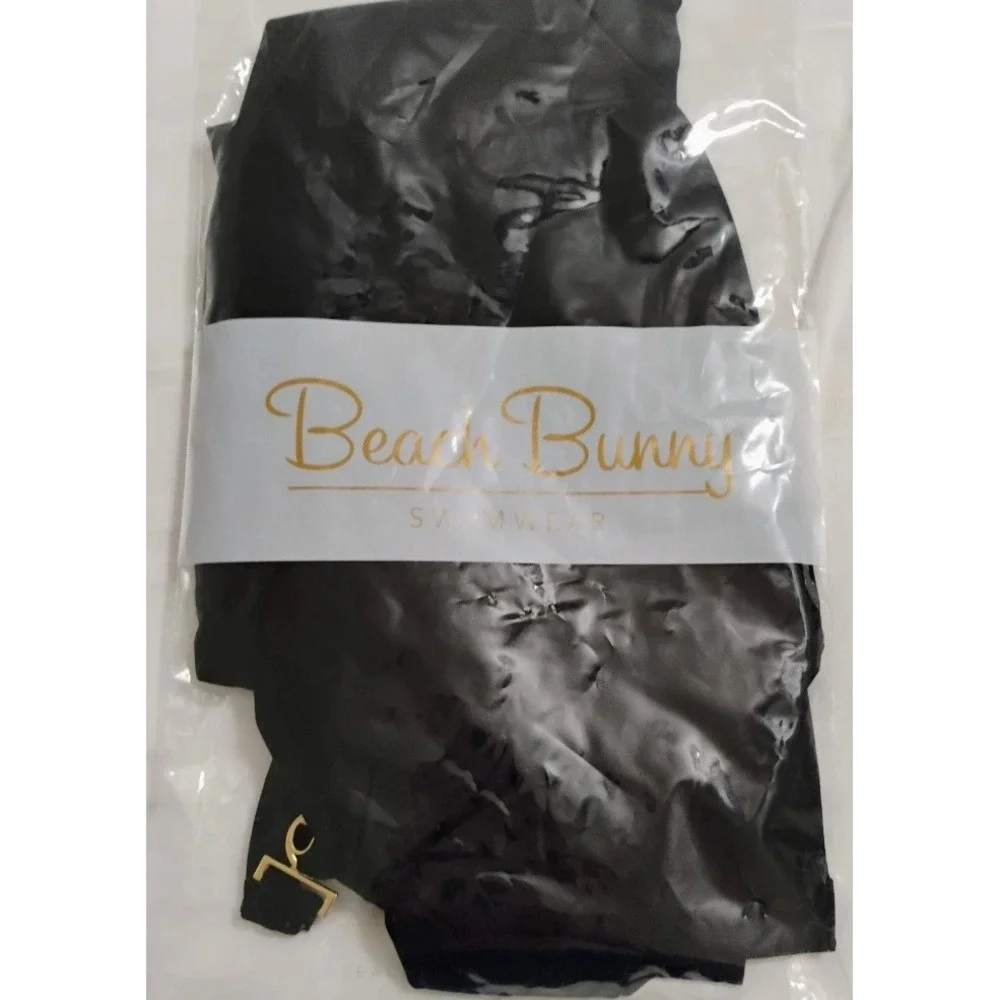 Beach Bunny Nina One‎ Piece Swimsuit Halter Cut Out Full Coverage 3X NWT